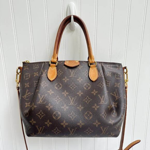 Louis Vuitton Turenne PM Monogram Canvas Satchel Shoulder Bag Brown M48813 - Picture 1 of 16